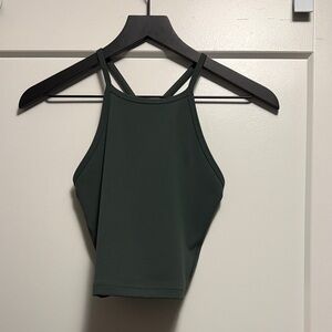 lululemon athletica Forest Green Crop Top